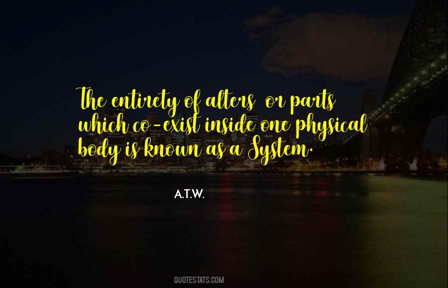 Parts The Body Quotes #723525