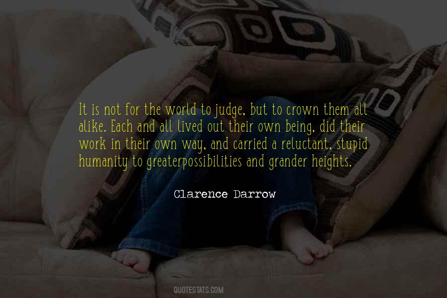 Quotes About Not Judging #206154