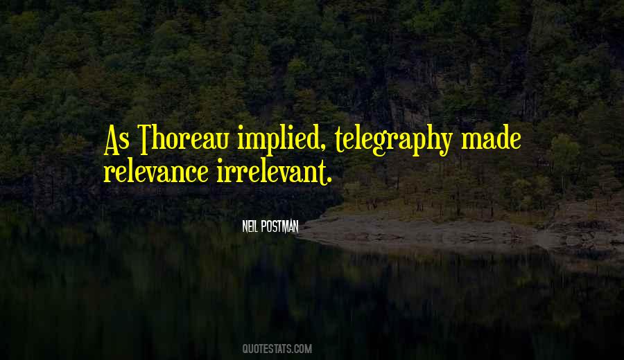 Quotes About Thoreau #1011222