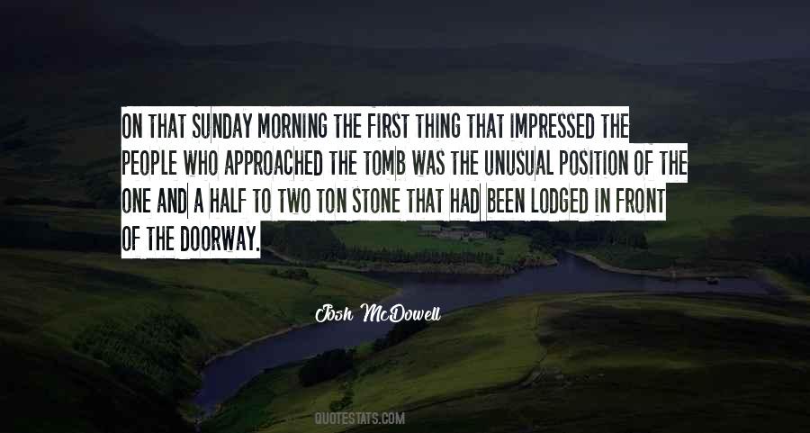 Quotes About Morning Sunday #257251