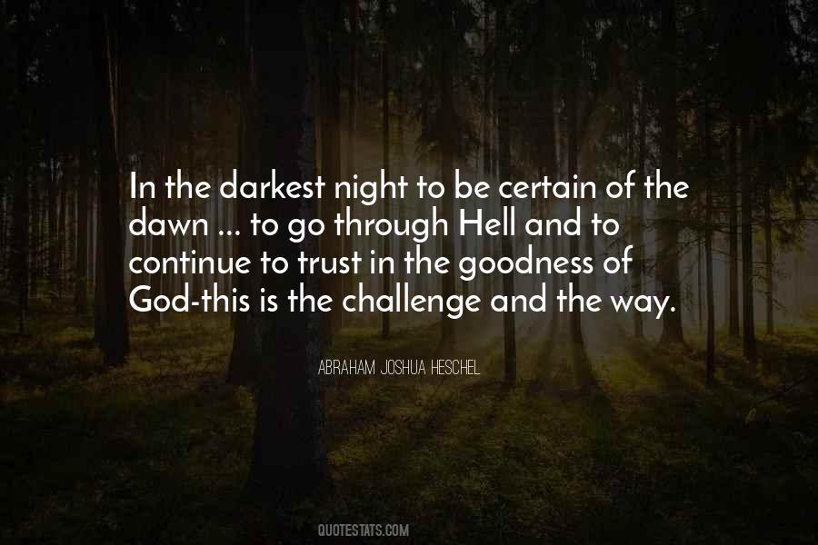 Darkest Night Quotes #682414