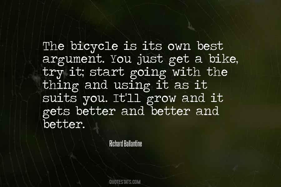 Quotes About Bicycle #961667