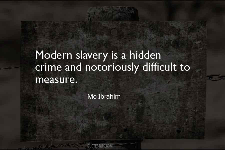 Quotes About Modern Slavery #108099
