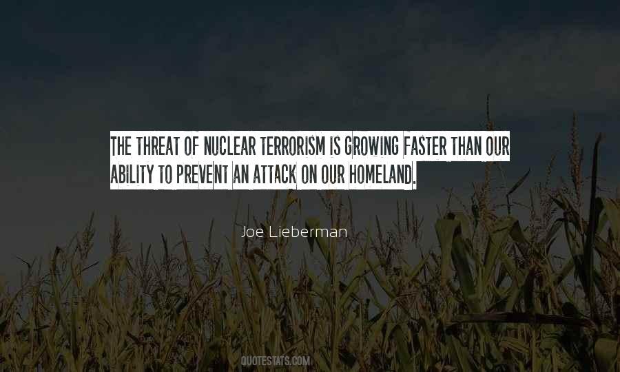 Quotes About Nuclear Terrorism #165347