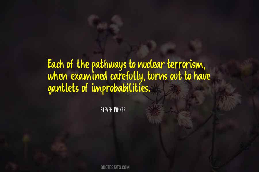 Quotes About Nuclear Terrorism #322324