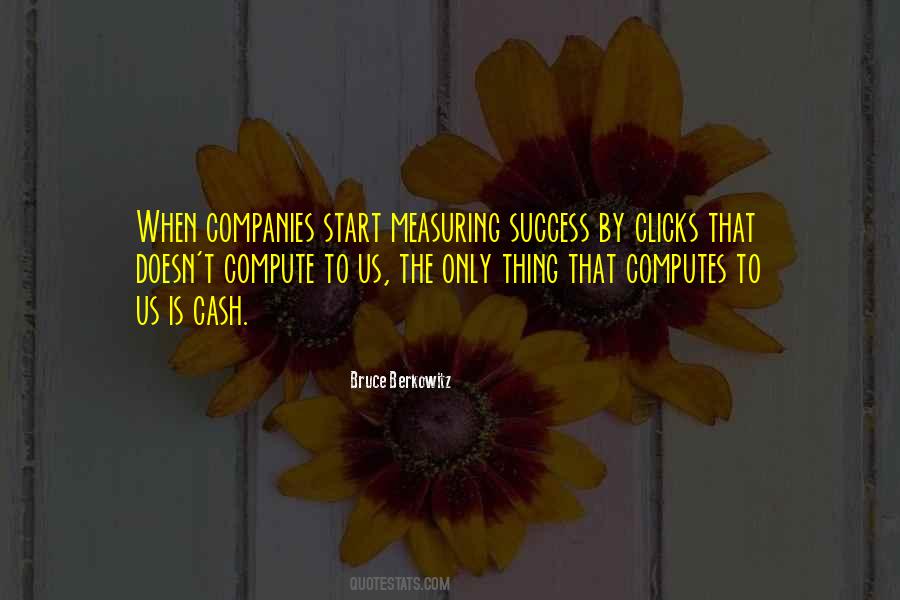 Quotes About Measuring Success #1178849