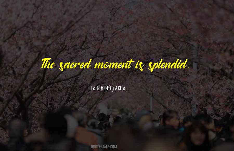 Splendid Moments Quotes #427956