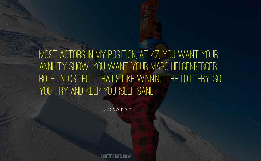 Quotes About Winning The Lottery #14505
