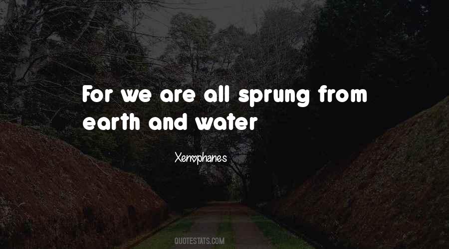 Quotes About Earth And Water #1655599
