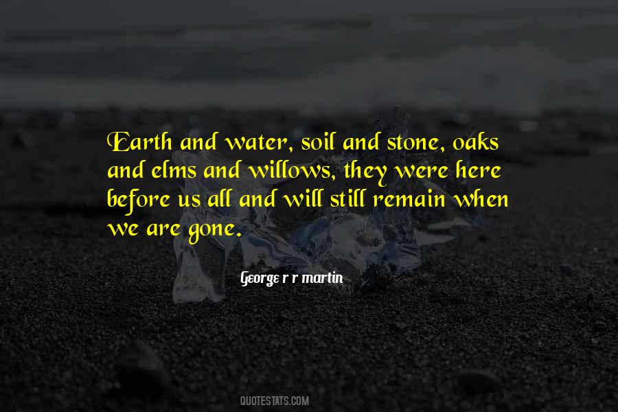 Quotes About Earth And Water #1798774