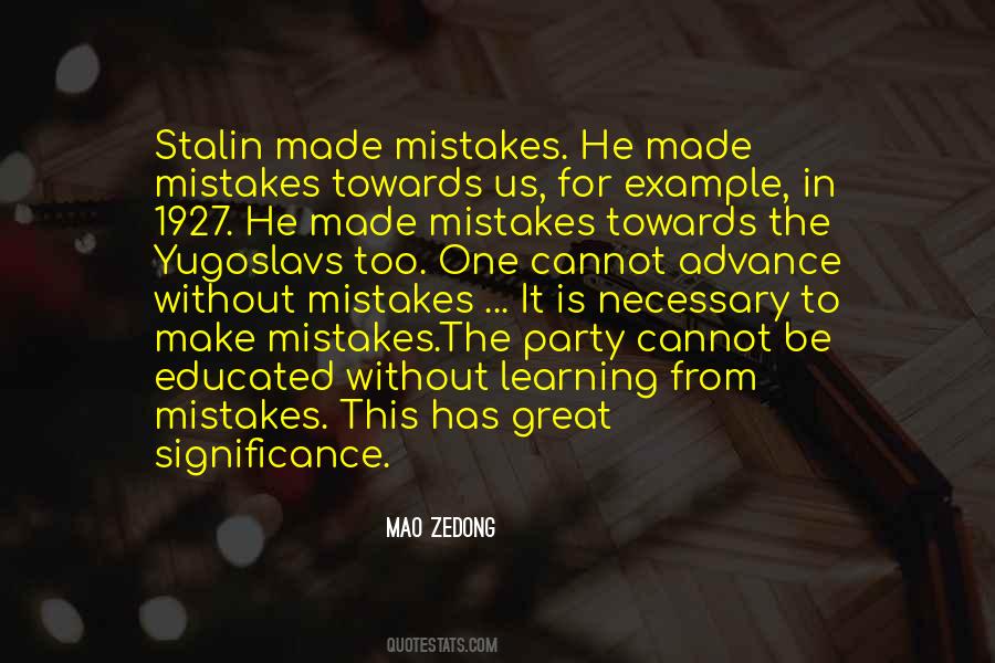 Great Mistakes Quotes #1448132