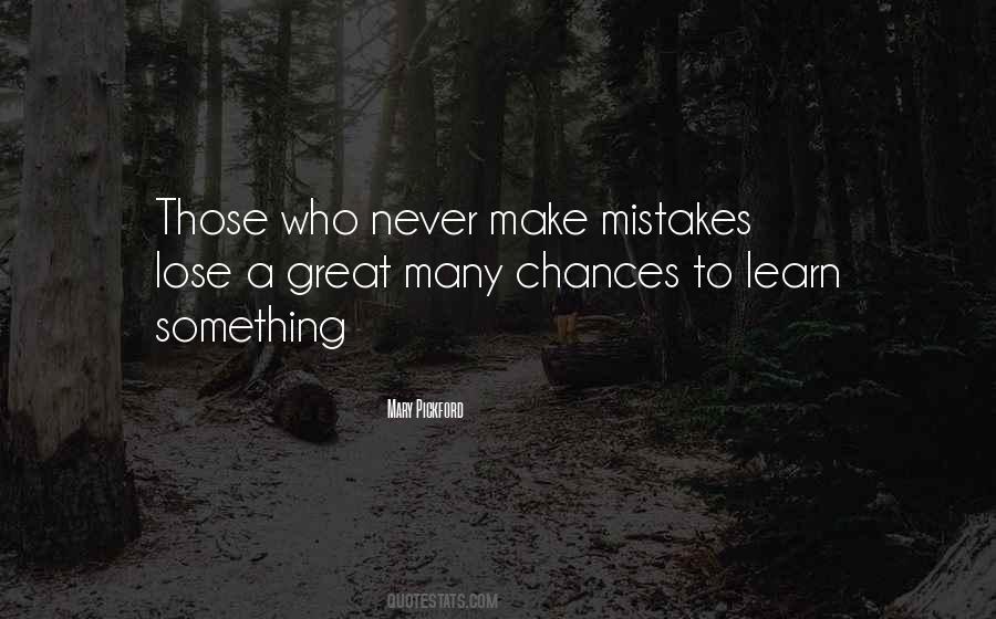 Great Mistakes Quotes #776033