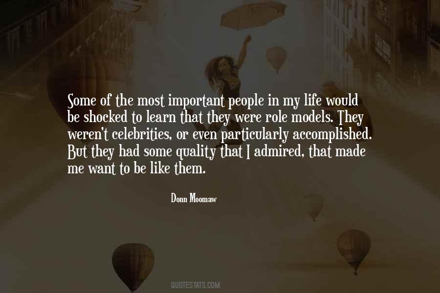 Quotes About Celebrities As Role Models #1324976