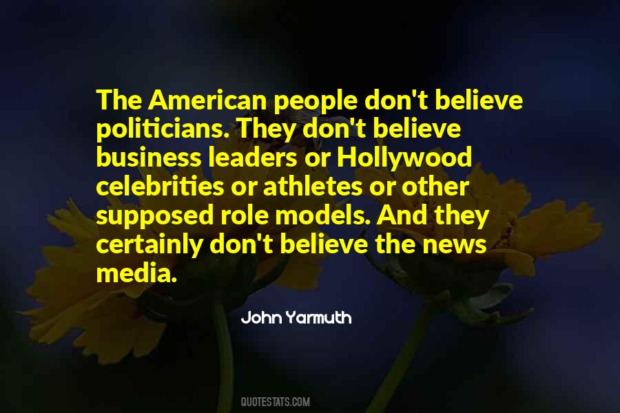 Quotes About Celebrities As Role Models #1775685