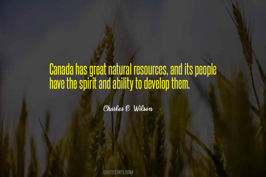 Quotes About Natural Resources #480939