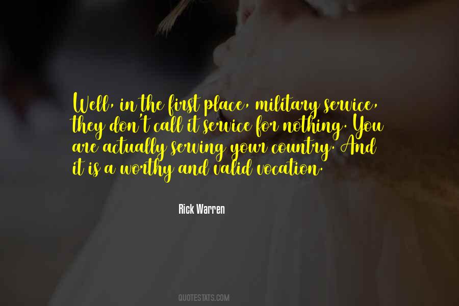 Quotes About Serving In The Military #989820