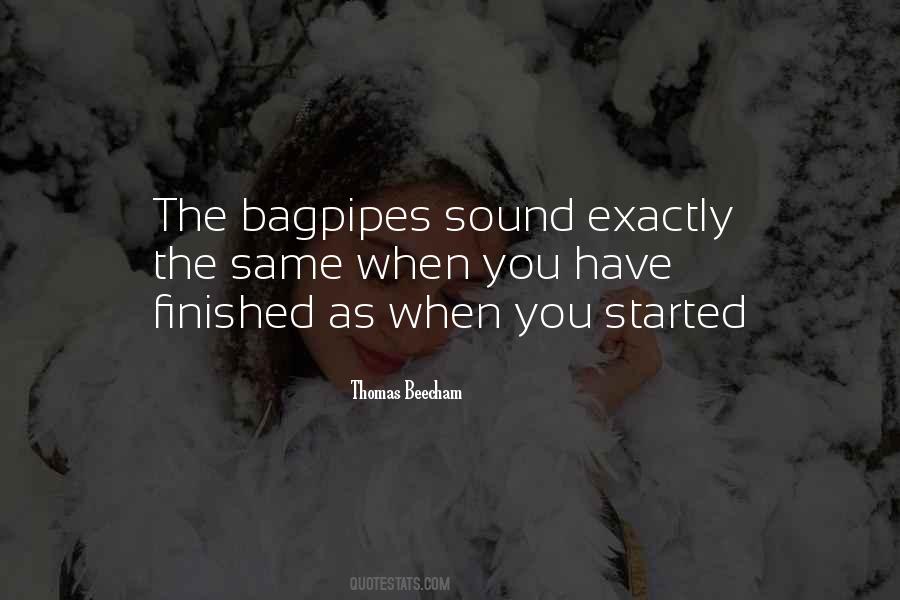 Quotes About Bagpipes #950108