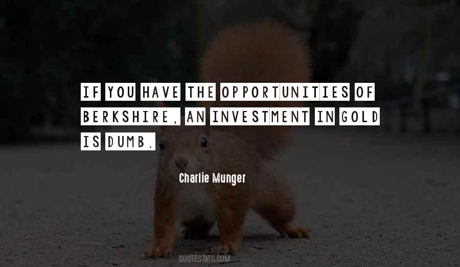 Investment Opportunities Quotes #195652
