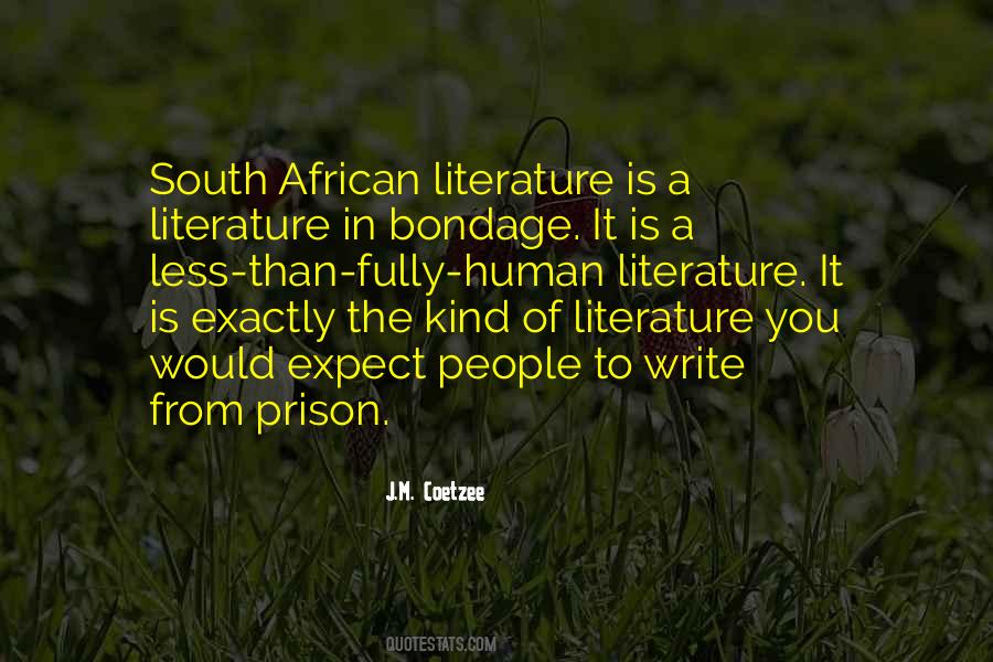 South African Literature Quotes #329876
