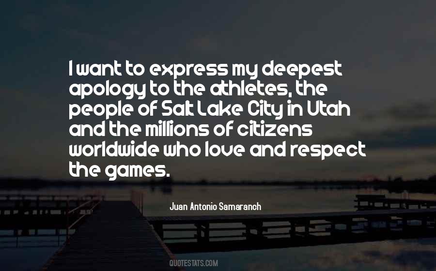 Love My City Quotes #1244662