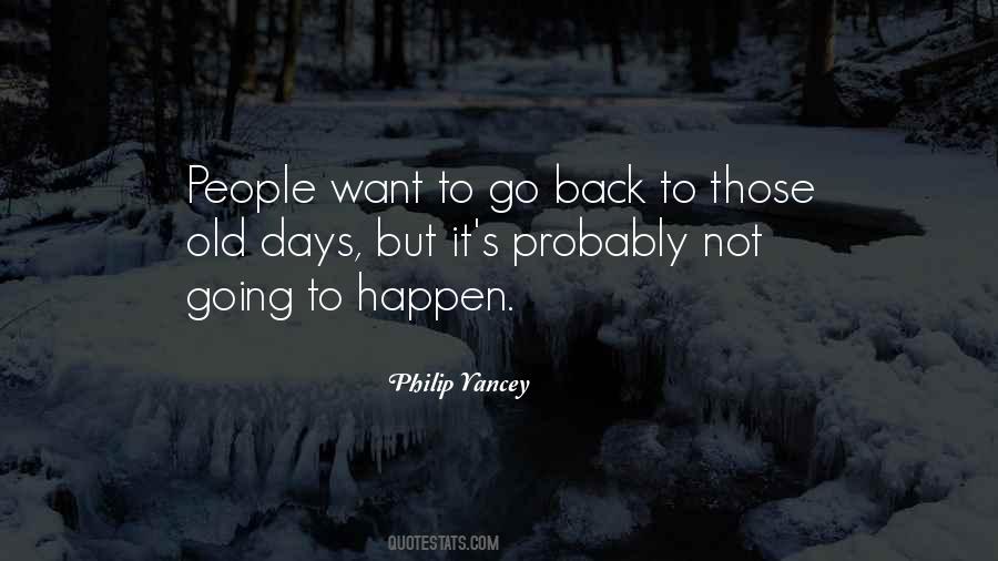 Quotes About Not Going Back #231991