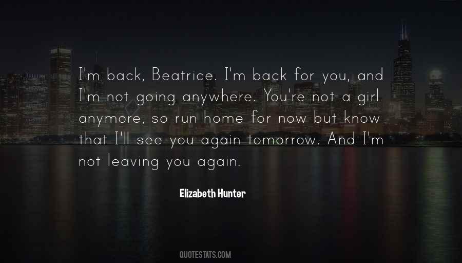 Quotes About Not Going Back #239699