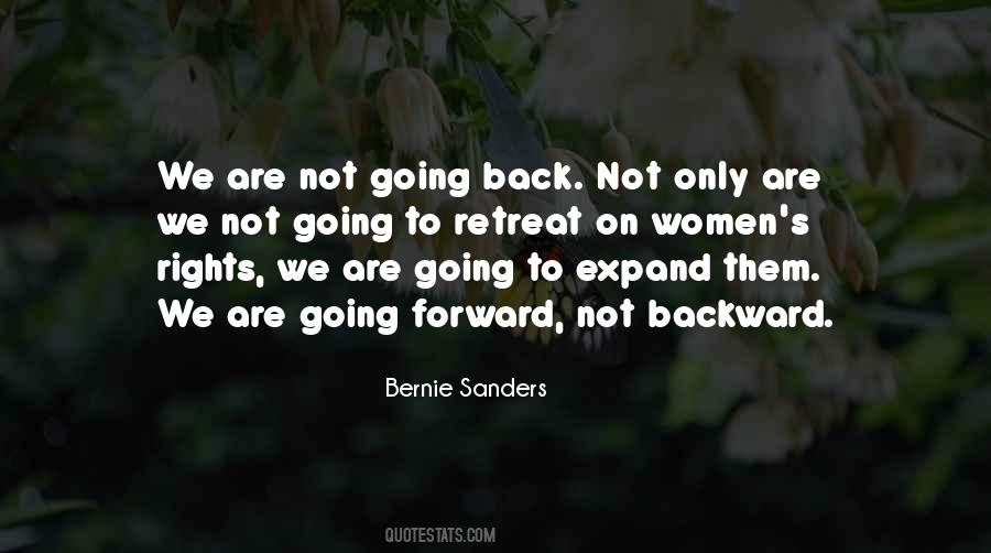 Quotes About Not Going Back #249801