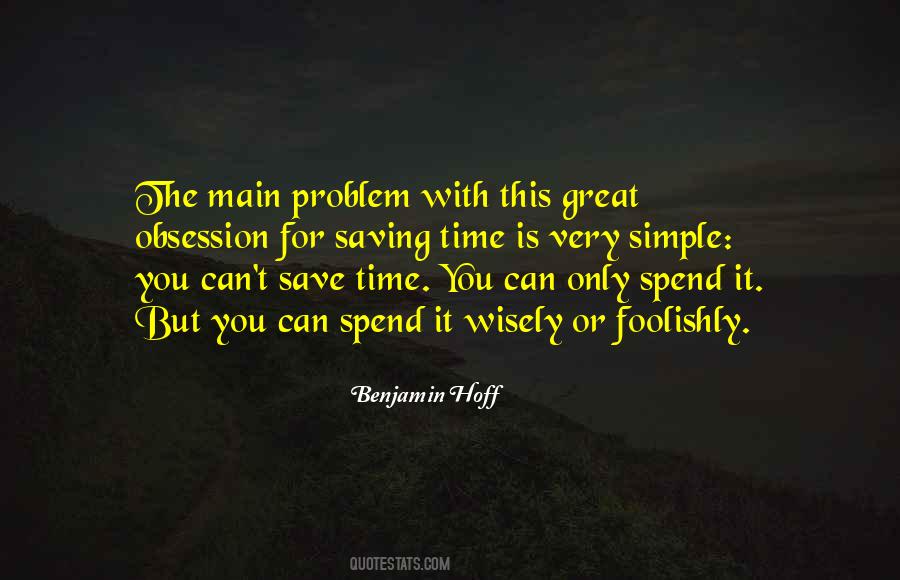 Quotes About Saving Time #1424253