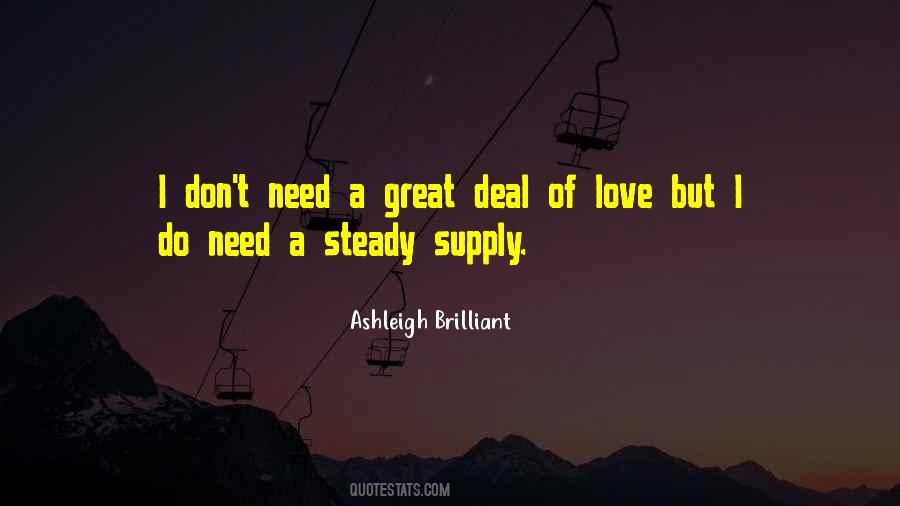 Quotes About Supply #1260466
