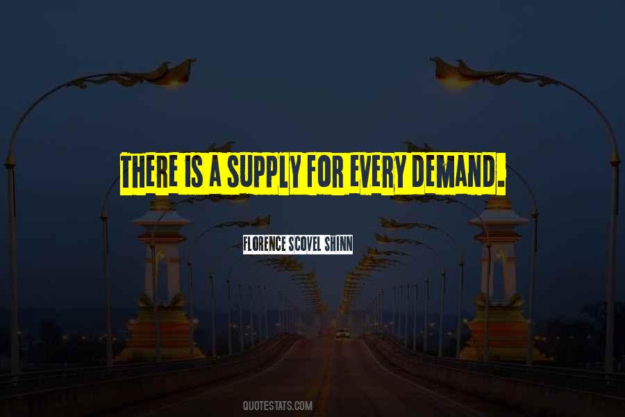 Quotes About Supply #1341396