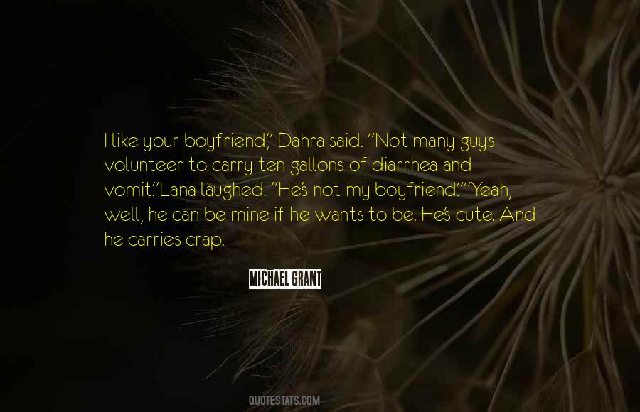 Quotes About A Cute Boyfriend #1052096