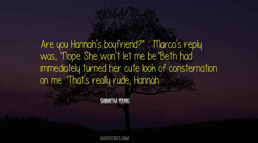 Quotes About A Cute Boyfriend #1158848