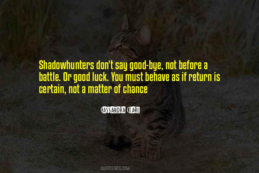 Quotes About Shadowhunters #497327