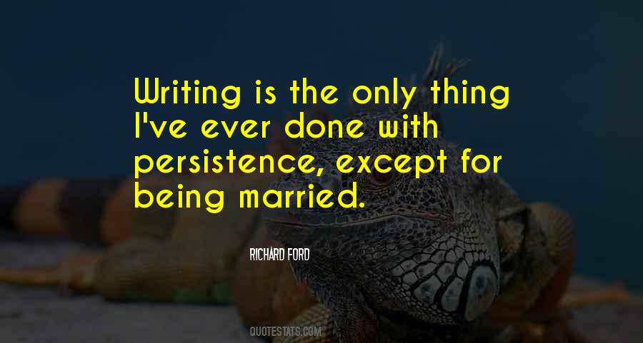 Writing Persistence Quotes #1157471