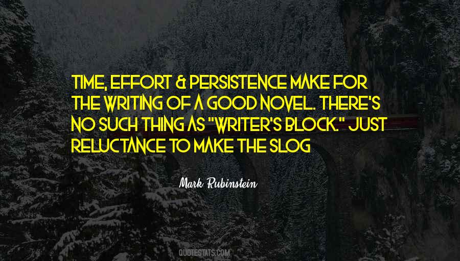 Writing Persistence Quotes #1467013