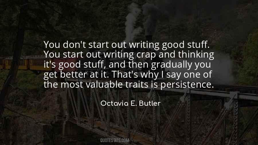 Writing Persistence Quotes #1803932