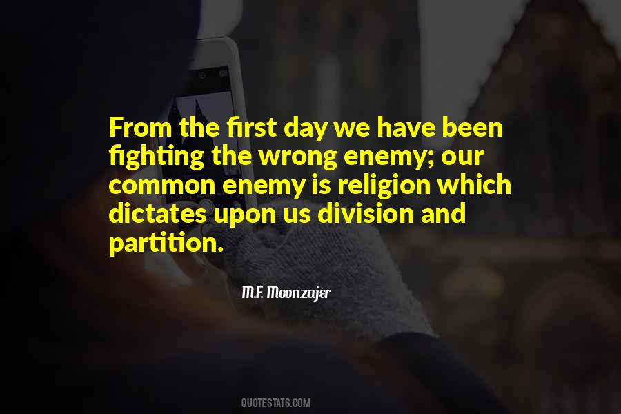 Quotes About Common Enemy #920738