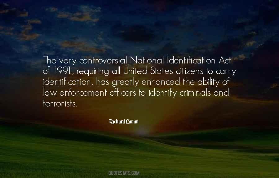 Quotes About Identification #1057537