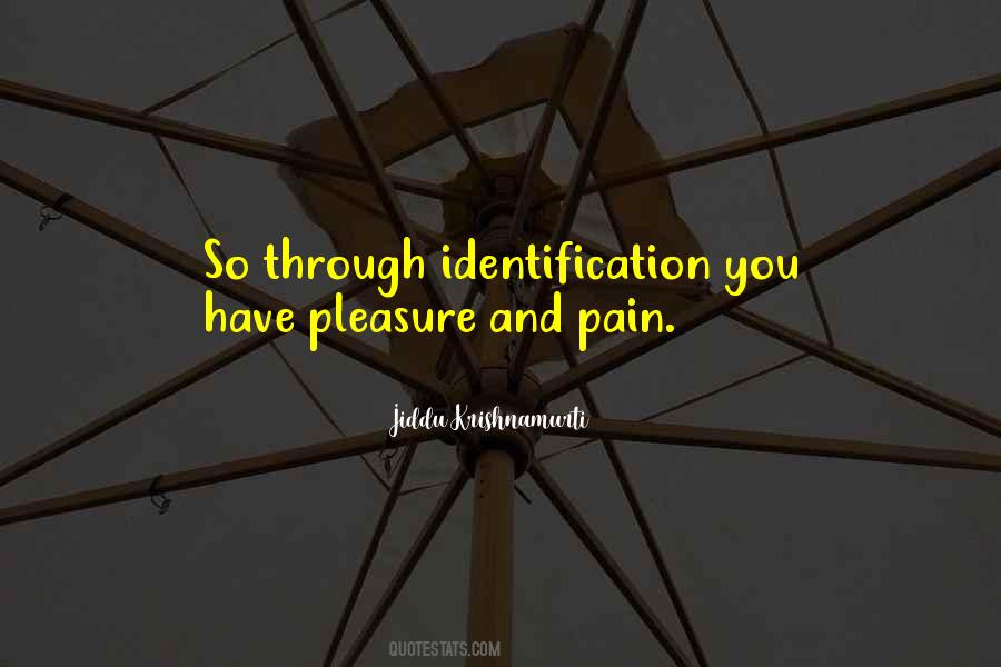 Quotes About Identification #1350864