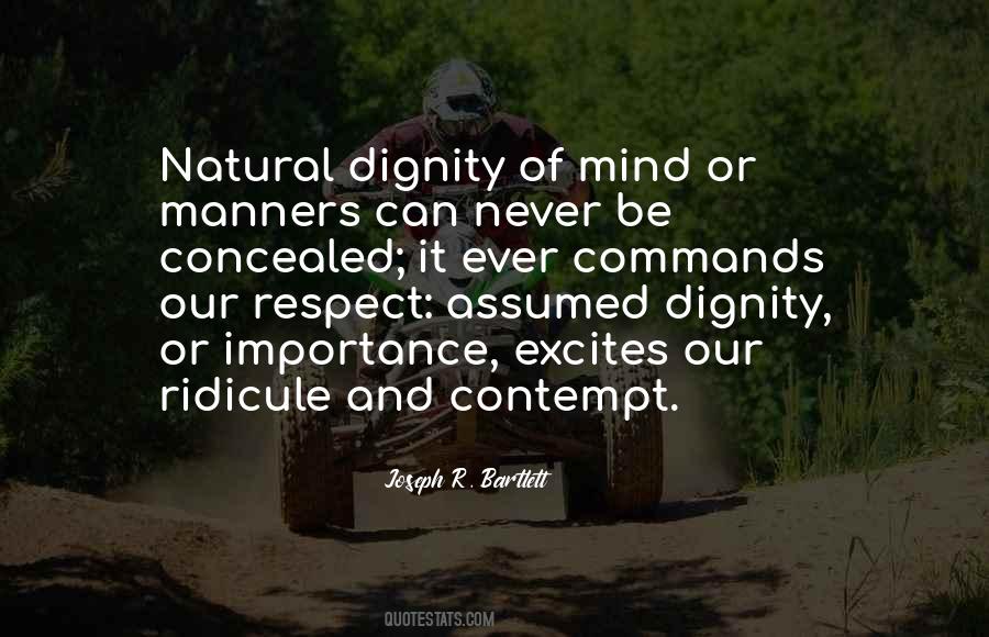 Quotes About Manners And Respect #1847694