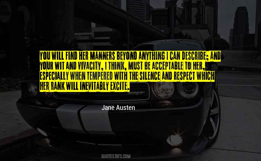 Quotes About Manners And Respect #425129