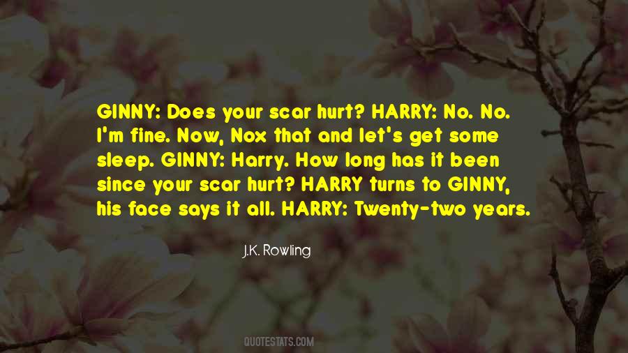 Quotes About Harry's Scar #936649