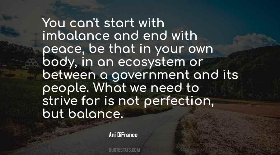 Quotes About Balance And Peace #1178014