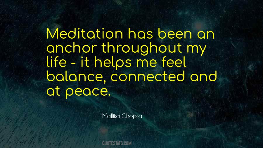 Quotes About Balance And Peace #20219