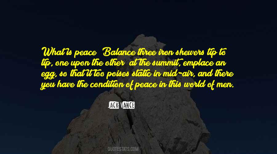 Quotes About Balance And Peace #266919