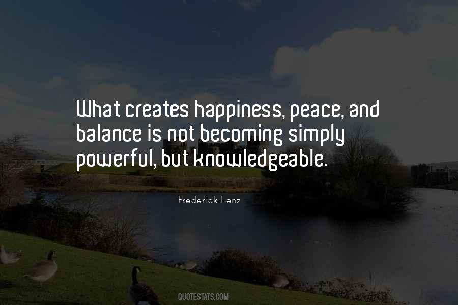 Quotes About Balance And Peace #504302