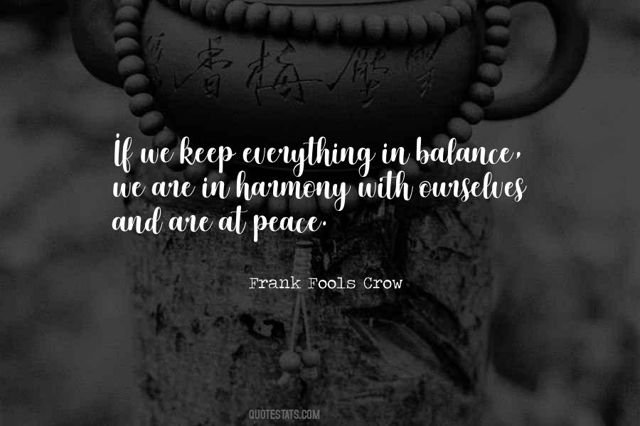 Quotes About Balance And Peace #901504