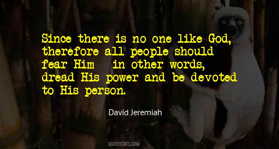 Quotes About Fear And God #249859