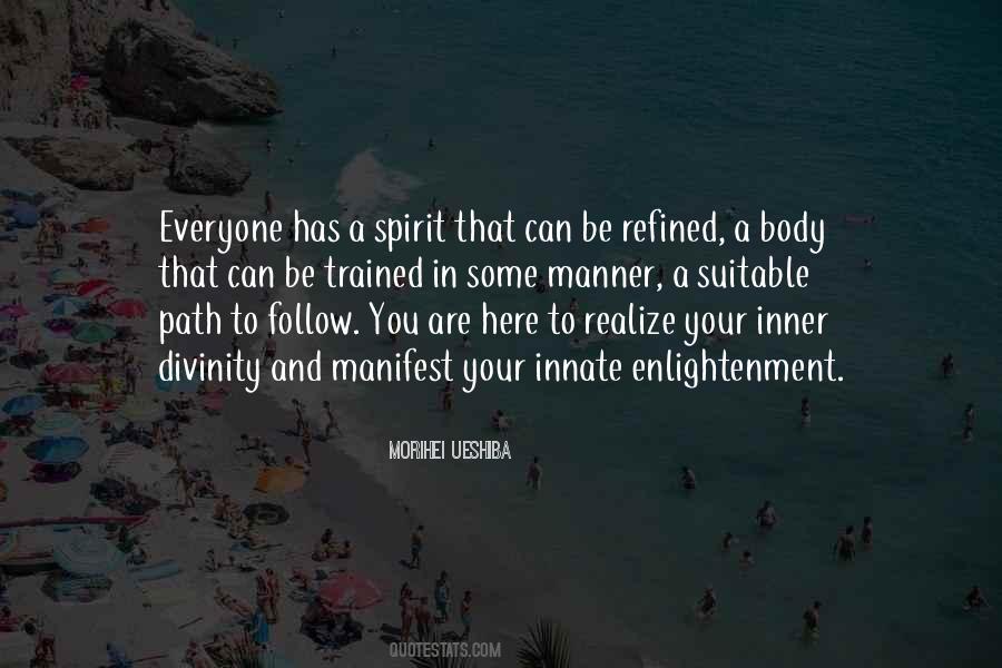 Spirit Body Quotes #107436