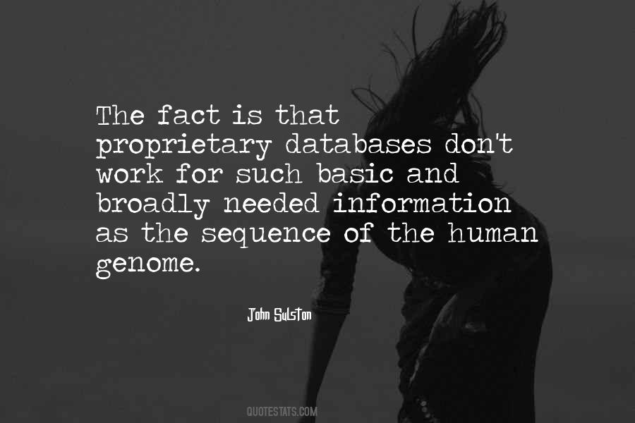 Quotes About Databases #589949